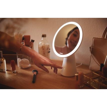 Philips - Dimmbarer Kosmetikspiegel mit LED-Beleuchtung MIRROR LED/4,5W/5V