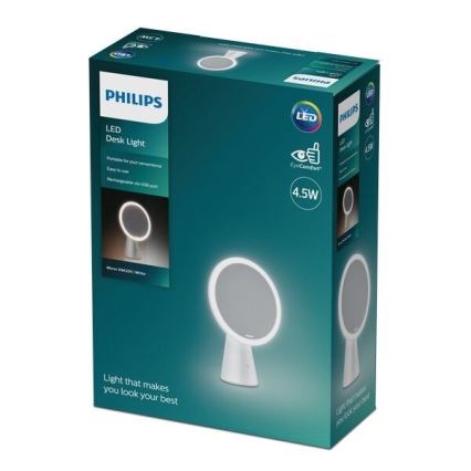 Philips - Dimmbarer Kosmetikspiegel mit LED-Beleuchtung MIRROR LED/4,5W/5V