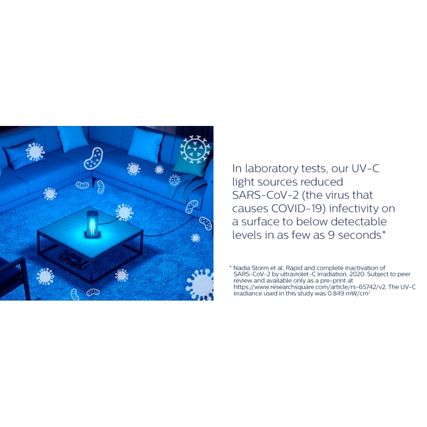 Philips - Desinfektions-Germizidlampe mit UV-C-Sensor/24W/230V