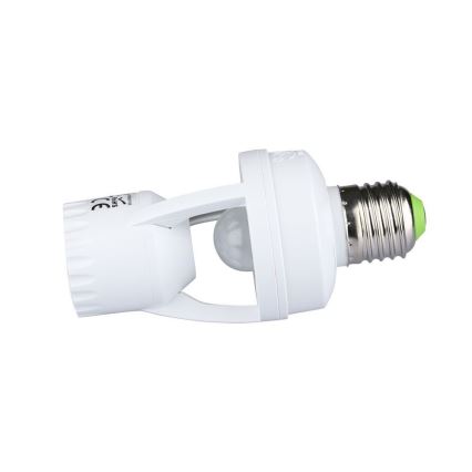 PIR-Sensor für E27-Glühbirne Weiß