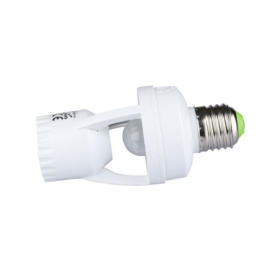 PIR-Sensor für E27-Glühbirne Weiß