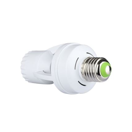 PIR-Sensor für E27-Glühbirne Weiß