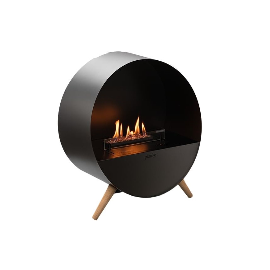 Planika - BIO-Kamin mit Fernbedienung 72,6x65 cm 2,5kW/230V schwarz