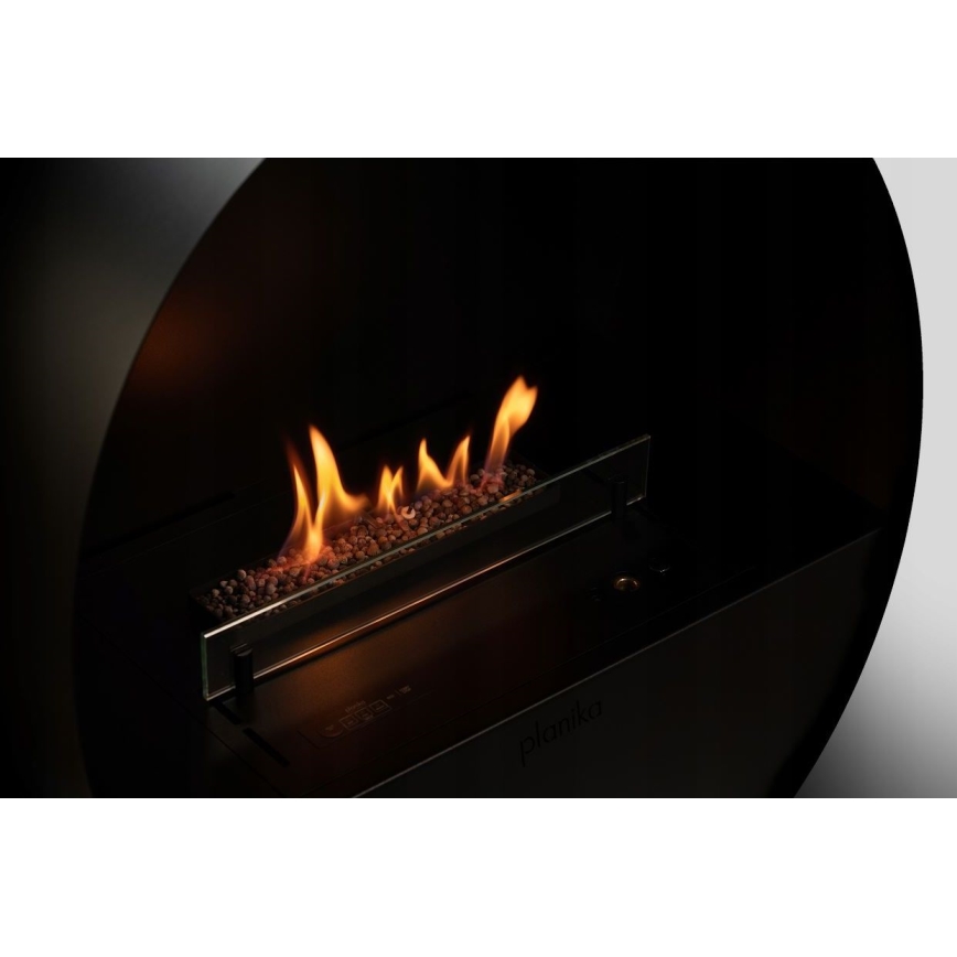 Planika - BIO-Kamin mit Fernbedienung 72,6x65 cm 2,5kW/230V schwarz