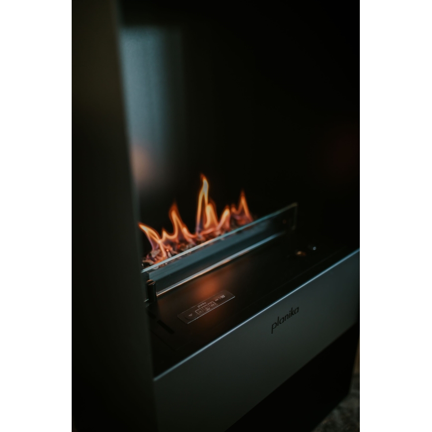 Planika - BIO-Kamin mit Fernbedienung 83,5x48 cm 2,5kW/230V schwarz