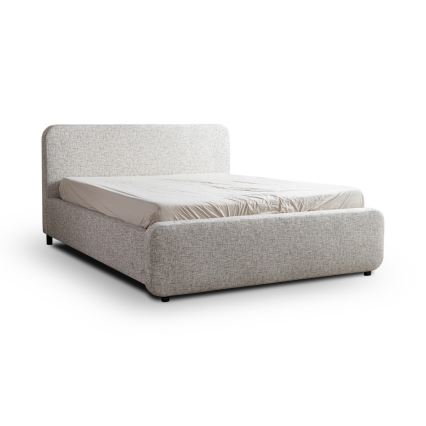Polsterbett LAJLA 180x200 cm ohne Matratze, beige