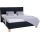 Polsterbett MARIA 160x200 cm mit Matratze und Stauraum, Anthrazit