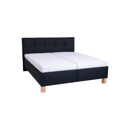 Polsterbett MARIA 180x200 cm mit Stauraum, ohne Matratze, Anthrazit