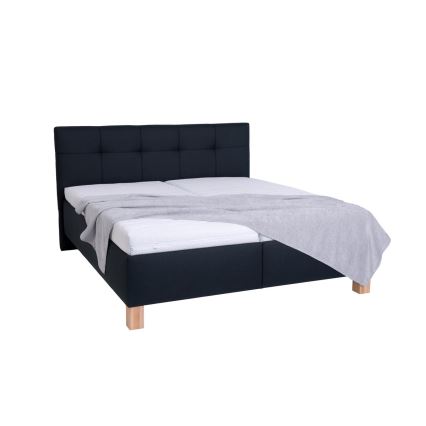 Polsterbett MARIA 180x200 cm mit Stauraum, ohne Matratze, Anthrazit