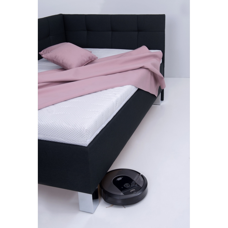Polsterbett mit Matratze und Stauraum MARIA PETITE 120x200 cm Anthrazit