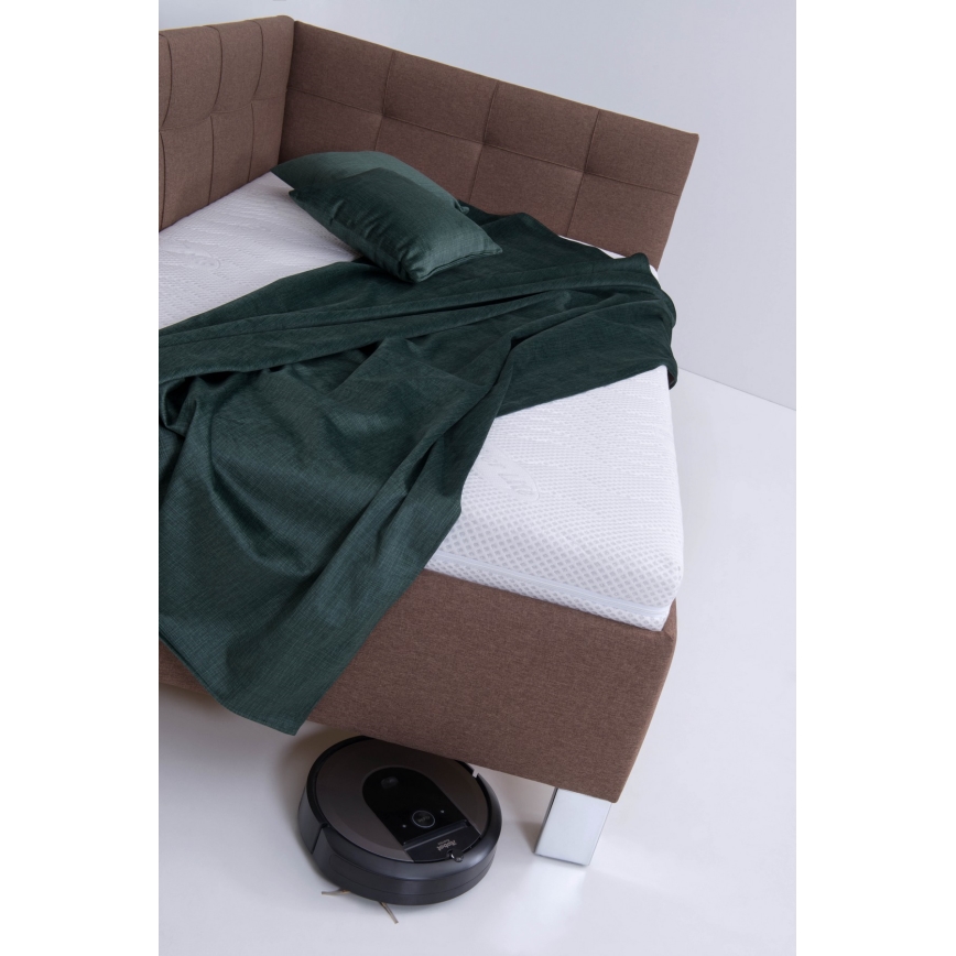 Polsterbett mit Matratze und Stauraum MARIA PETITE 120x200 cm Braun