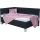 Polsterbett MARIA PETITE 120x200 cm mit Stauraum – ohne Matratze, Anthrazit
