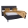 Polsterbett mit Matratze und Stauraum ALIS 160x200 cm Anthrazit