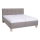 Polsterbett mit Matratze und Stauraum MARIA 160x200 cm Taupe