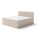 Polsterbett mit Matratzen, Topper und Stauraum EMBER 180x200 cm beige