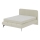 Polsterbett mit Matratzen und Topper mit Stauraum ALEXA 160x200 cm beige