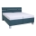 Polsterbett mit Stauraum ohne Matratze ALIS 180x200 cm petrol