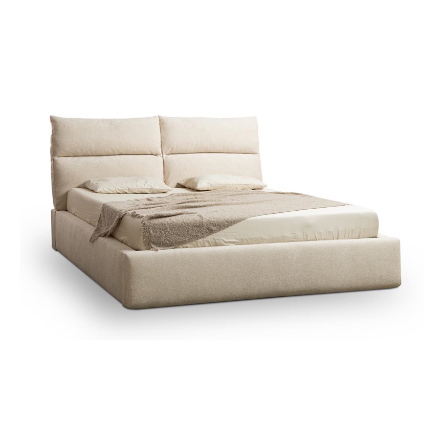 Polsterbett ohne Matratze BASIL 160x200 cm beige