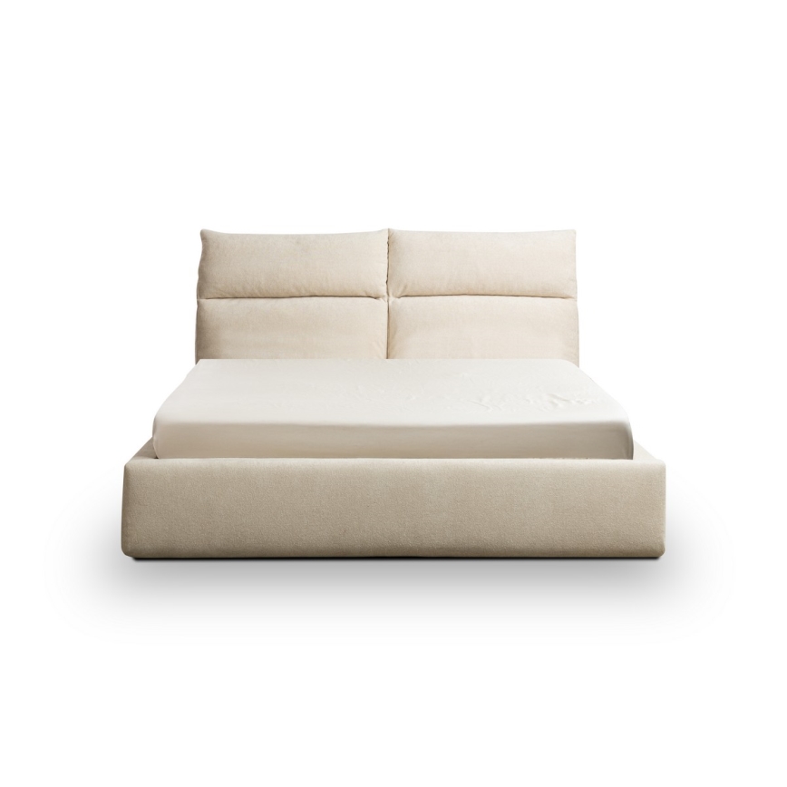 Polsterbett ohne Matratze BASIL 180x200 cm beige