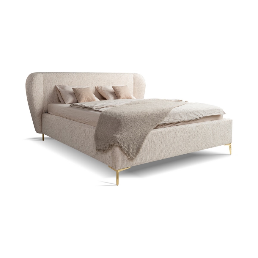 Polsterbett ohne Matratze DALIA 160x200 cm beige