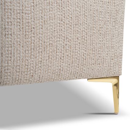 Polsterbett ohne Matratze DALIA 160x200 cm beige
