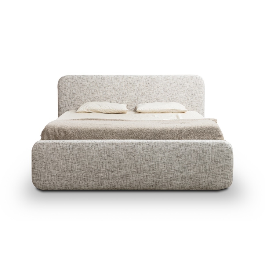 Polsterbett ohne Matratze LAJLA 160x200 cm beige