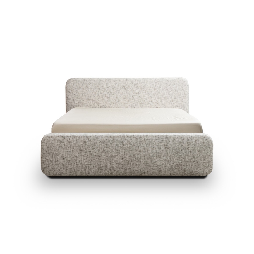 Polsterbett ohne Matratze LAJLA 160x200 cm beige