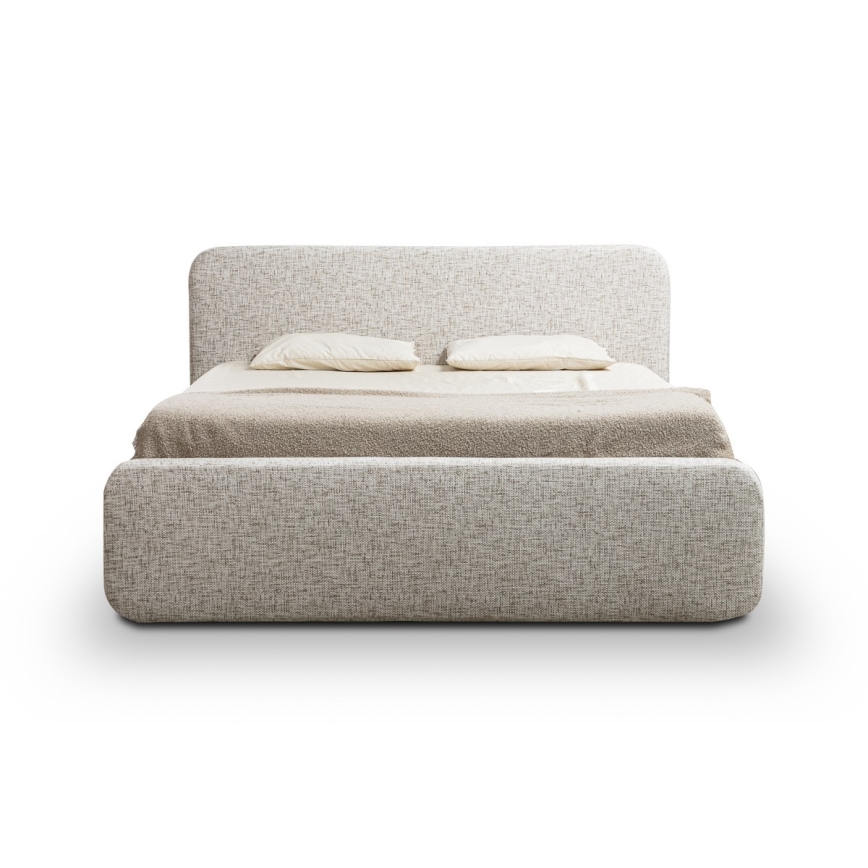 Polsterbett ohne Matratze LAJLA 180x200 cm beige