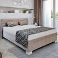 Polsterbett ohne Matratze WINDSOR 180x200 cm beige