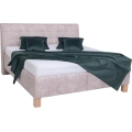 Polsterbett VIOLET 180x200 cm mit Matratze und großzügigem Stauraum, beige