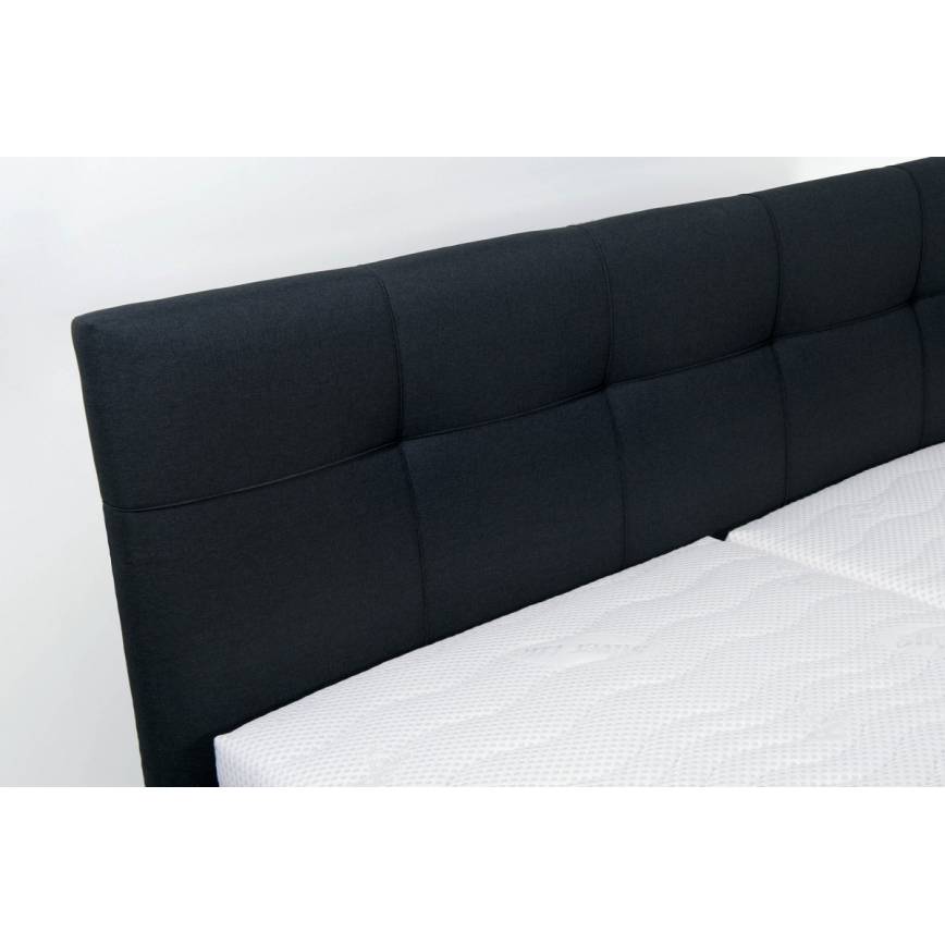 Polstergestell mit Stauraum ohne Matratze MARIA 180x200 cm anthrazit