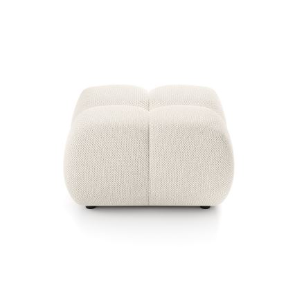 Polsterhocker ALMADA 72x72 cm cremefarben