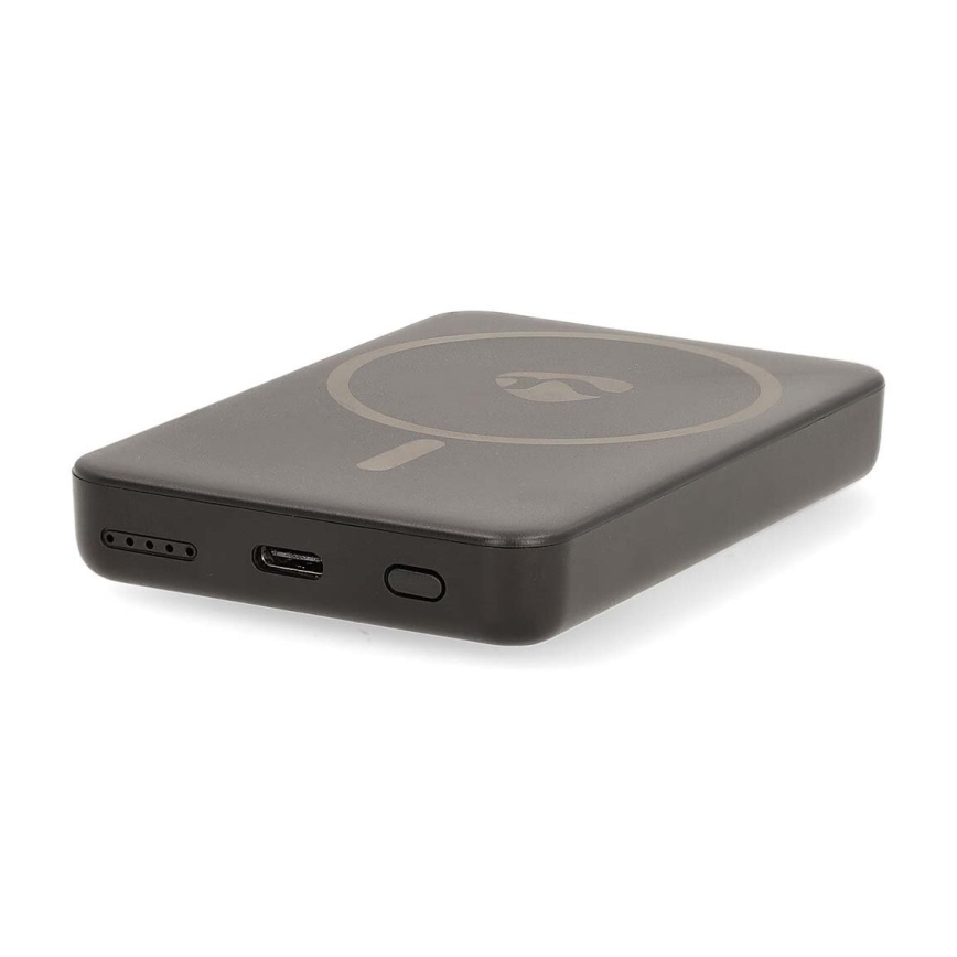Powerbank 2-in-1 magnetisch mit kabellosem MagSafe-Laden 5000 mAh schwarz