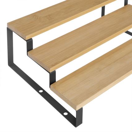 Praktisches 2er-Set Gewürzständer MARGE – schwarz/braun