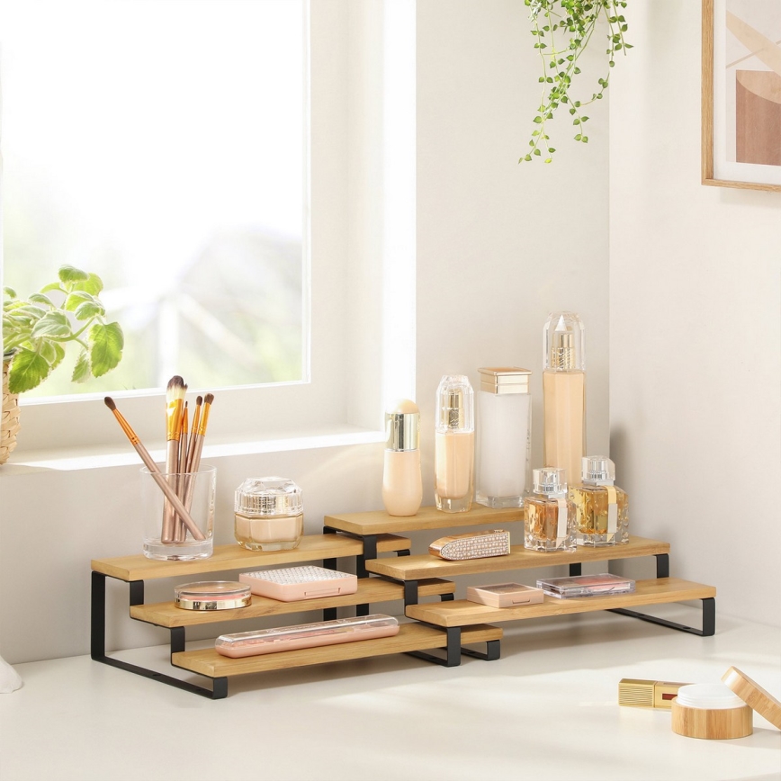 Praktisches 2er-Set Gewürzständer MARGE – schwarz/braun