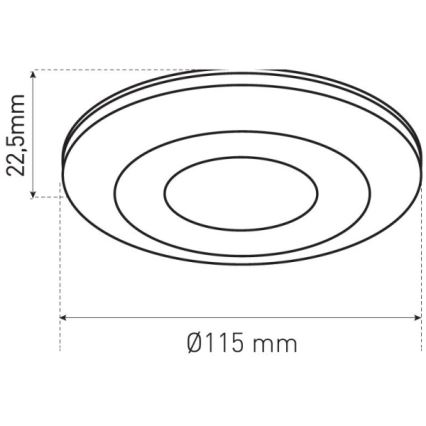 Präsenzmelder PRES SENSOR 2000W weiß
