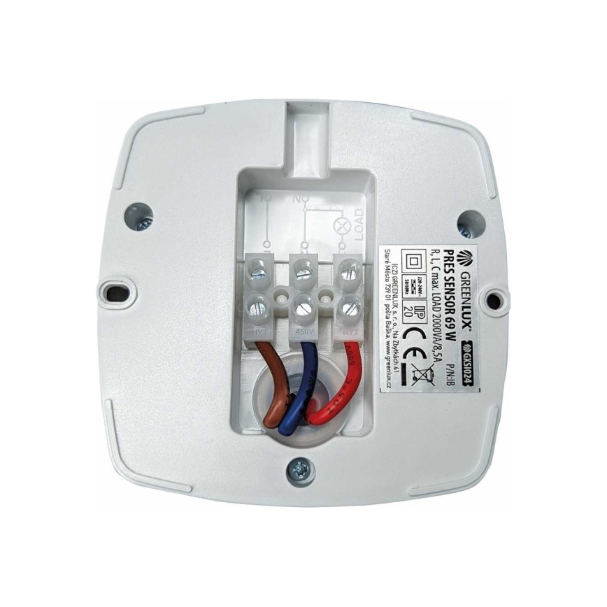 Präsenzmelder PRES SENSOR 2000W, weiß
