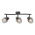 Prezent 14102 - Strahler OASIS 3xE27/60W/230V schwarz/rauchig