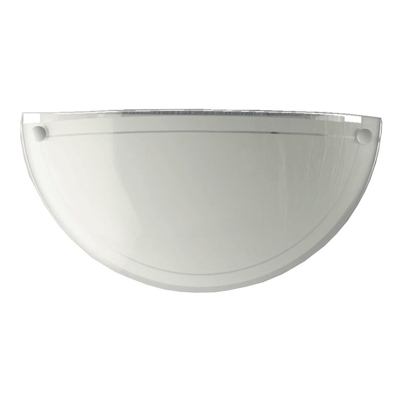 Prezent 1421 NS - Ersatzglas für Wandleuchte DISC E27 12,5x25 cm weiß