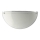Prezent 1421 NS - Ersatzglas für Wandleuchte DISC E27 12,5x25 cm weiß