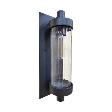 Prezent 28213A - Outdoor-Wandleuchte VERTICA 1xE27/35W/230V IP54 schwarz