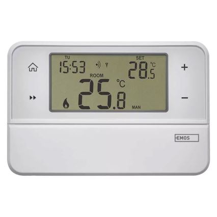 Programmierbarer Thermostat 2xAA
