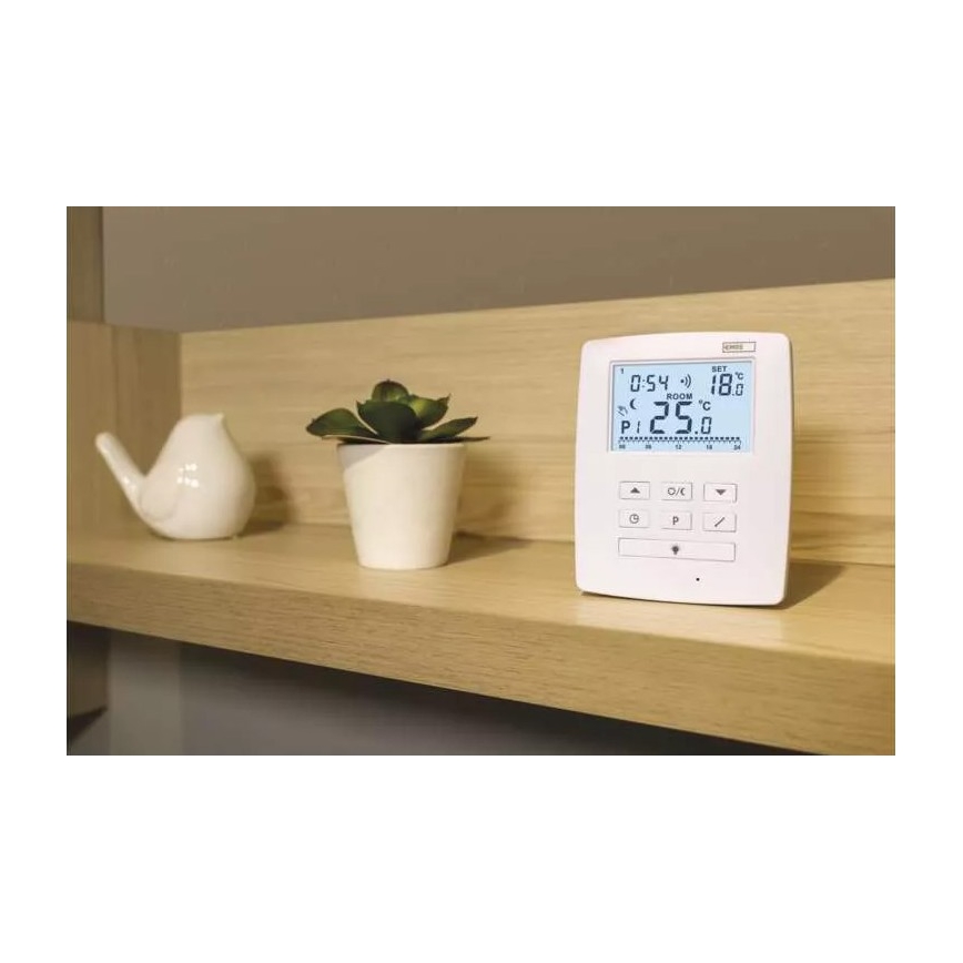 Programmierbares Thermostat 230V+2xAA