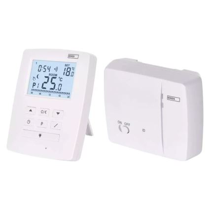 Programmierbares Thermostat 230V+2xAA
