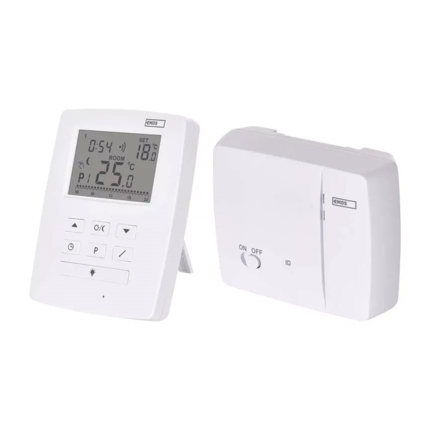 Programmierbares Thermostat 230V+2xAA
