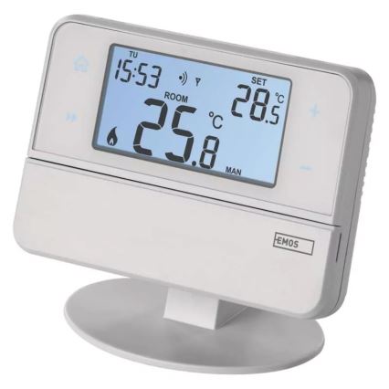 Programmierbares Thermostat 230V + 2xAA