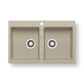 Pyramis 70053101 - Küchenspüle SPARTA 78x50 cm Granit/beige