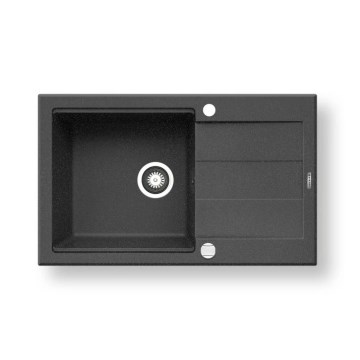 Pyramis 70083701 - Küchenspüle SPARTA PLUS LUX 78x48 cm Granit/schwarz