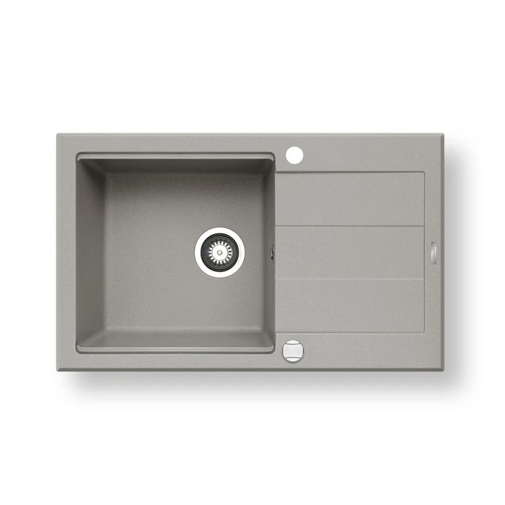 Pyramis 70083801 - Küchenspüle SPARTA PLUS LUX 78x48 cm Granit/grau