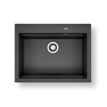 Pyramis 70094201 - Küchenspüle SIROS 67x51,5 cm  Granit/schwarz